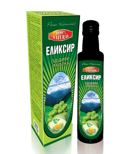 Еликсир од диви јаболка 500мл. стакло