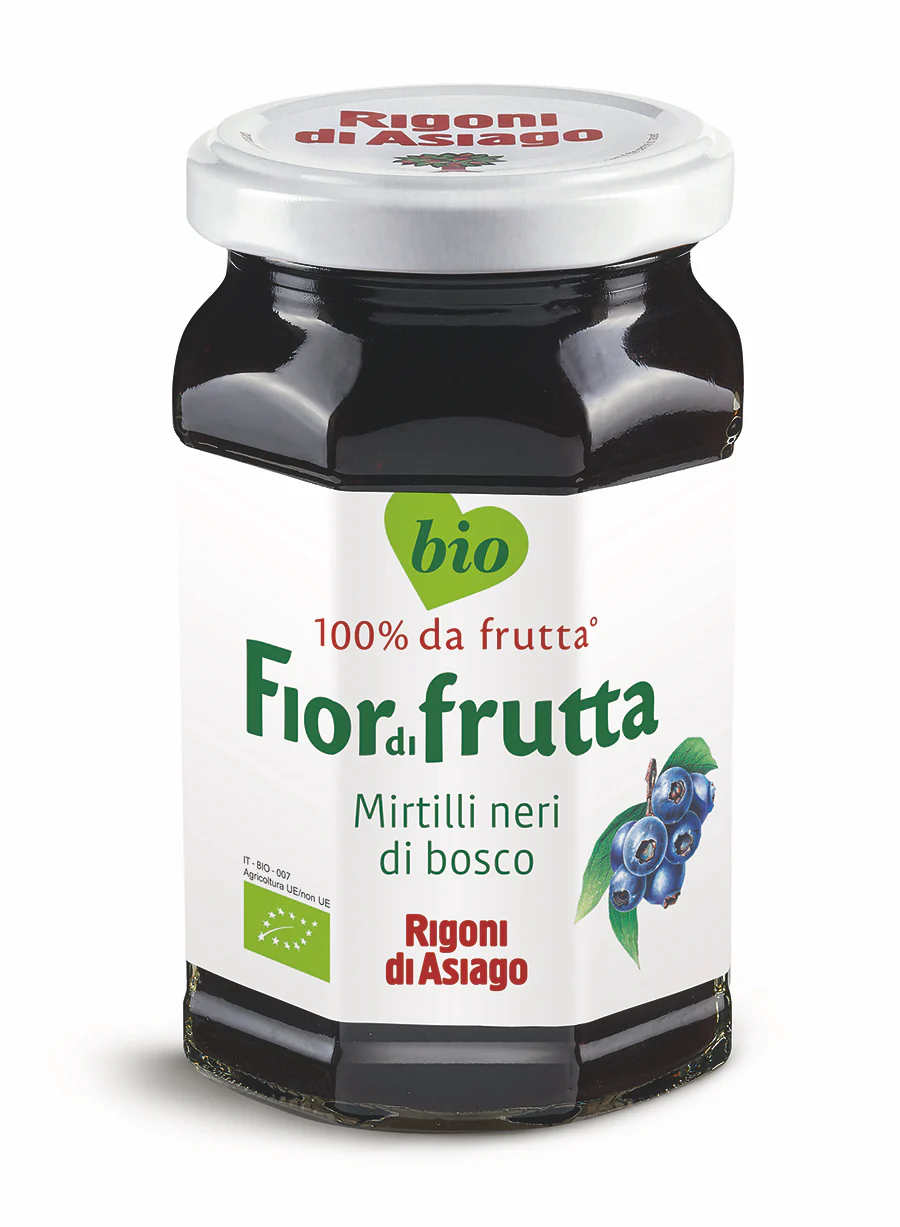  Rigoni jam wild blueberries org. 250 gr.