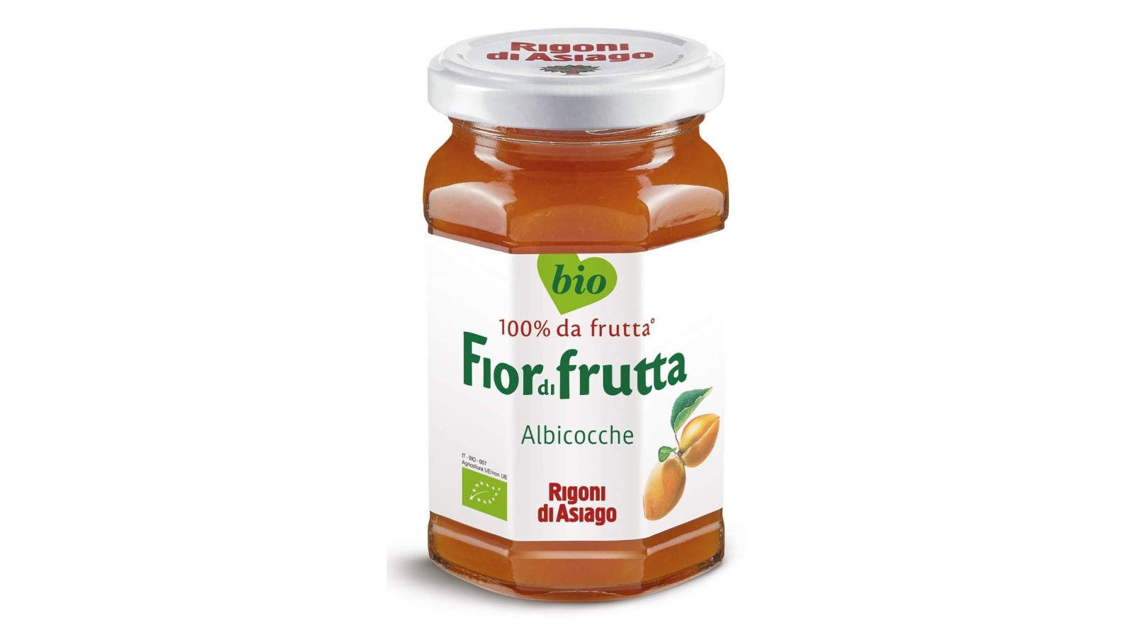 Rigoni apricot jam organic 250g.
