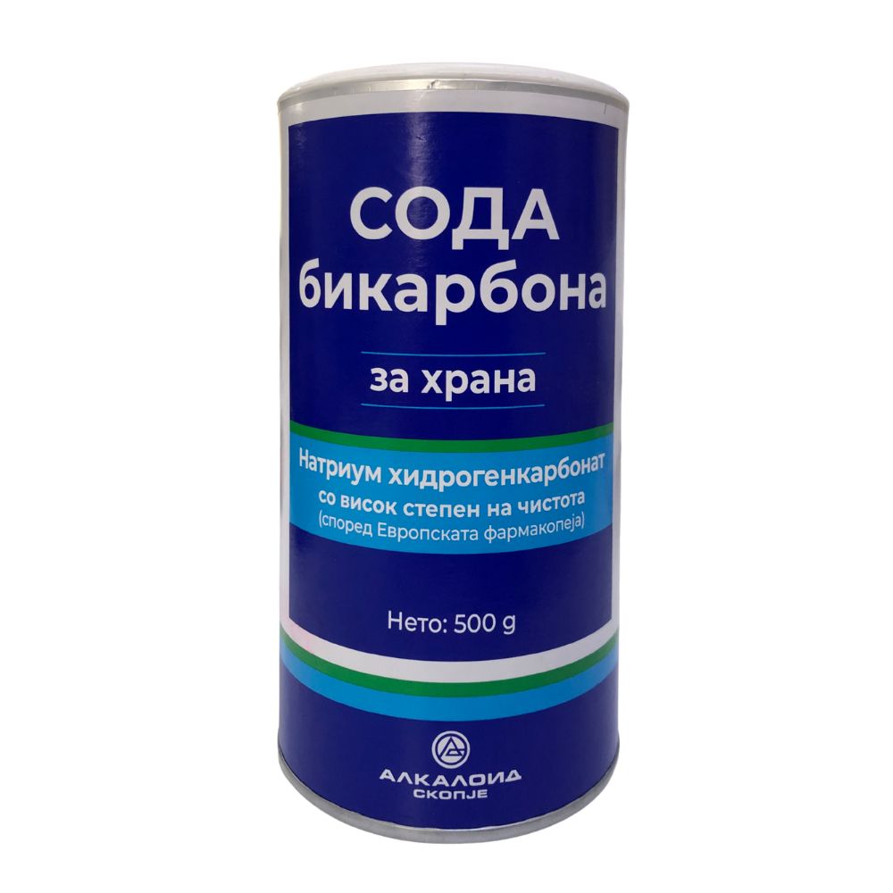  Sodë buke 500g. në një kanaçe Alkaloid