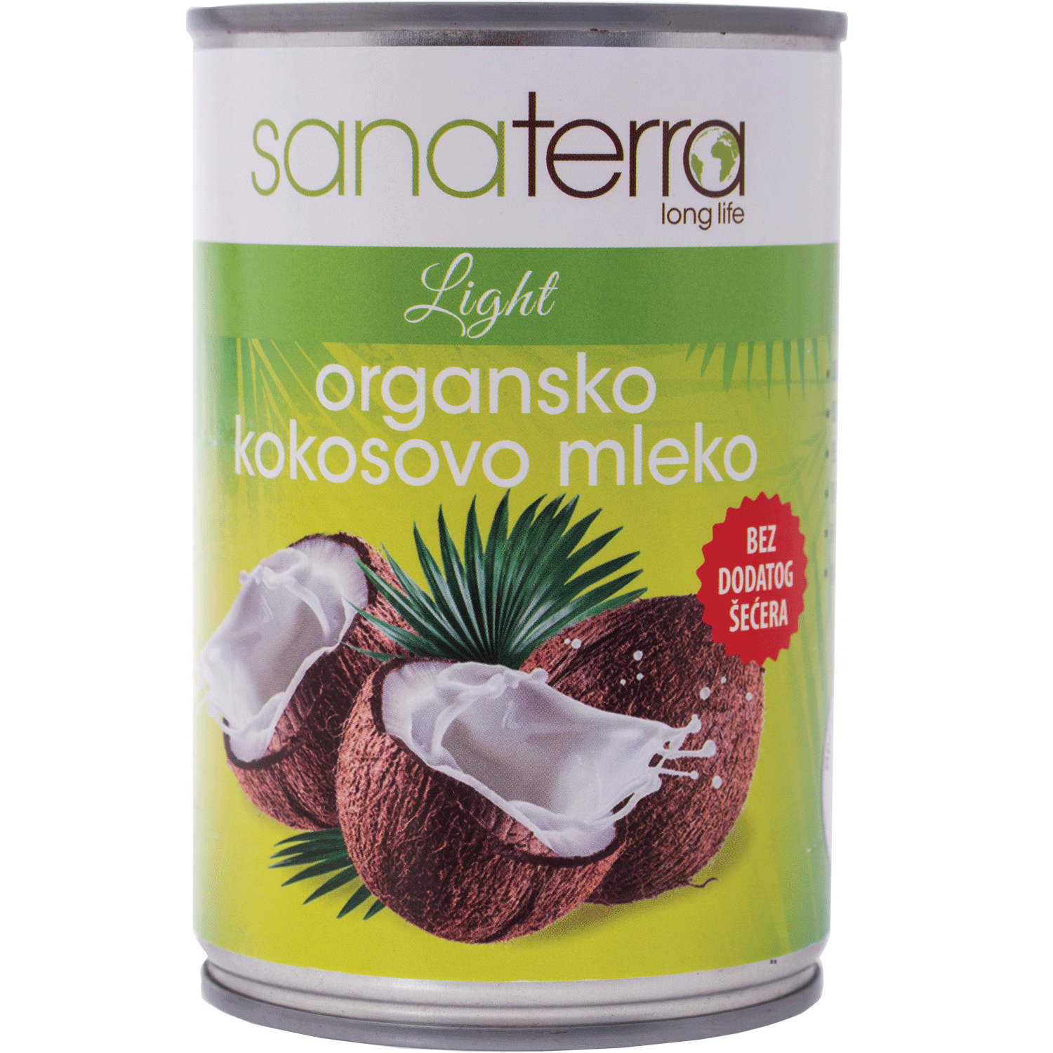  Qumësht kokosi organik Santera 400 ml.