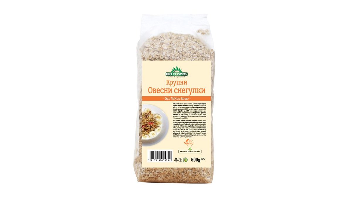 Oat flakes 500g.