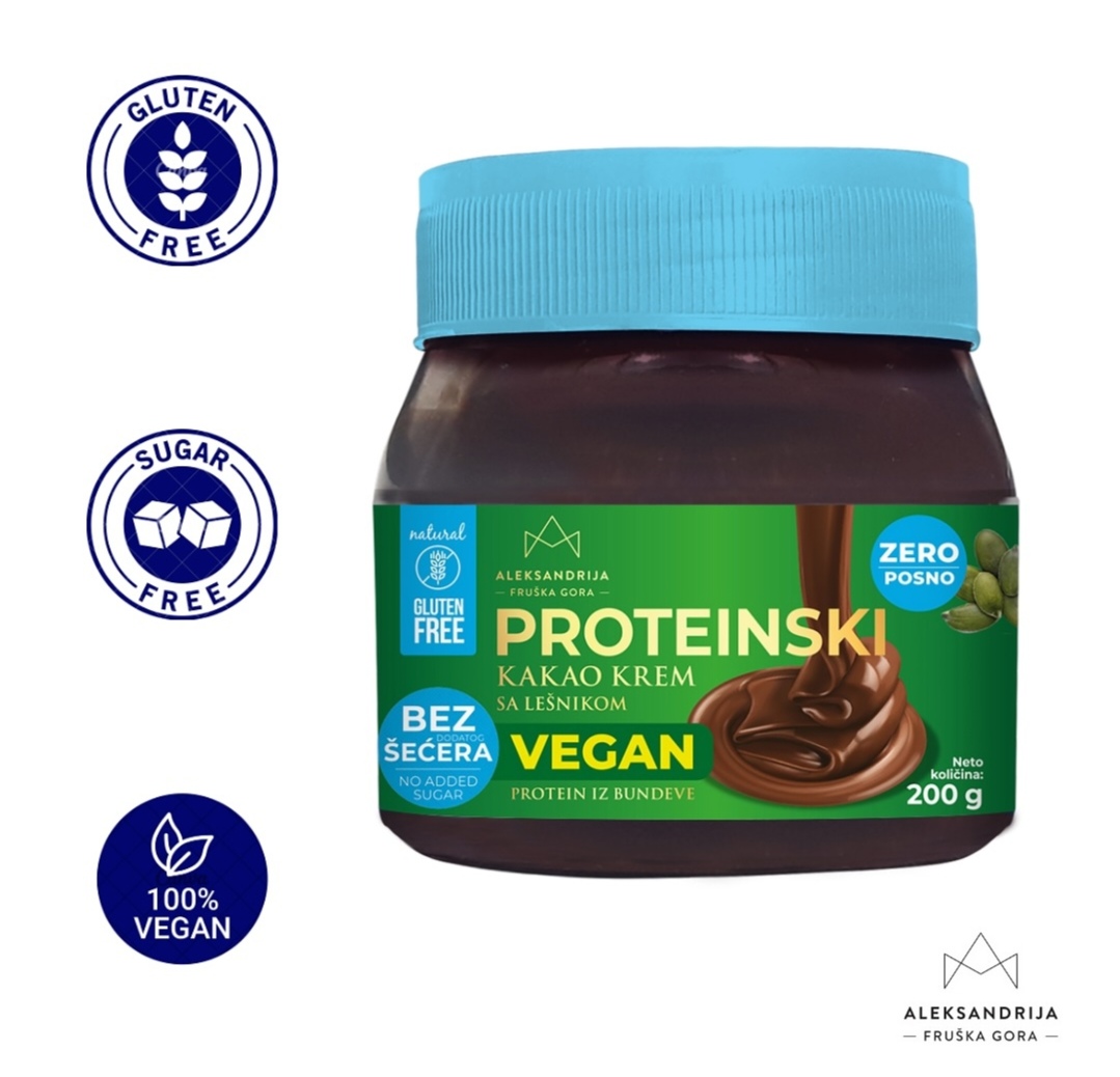 Krem kakao vegan protein 200g