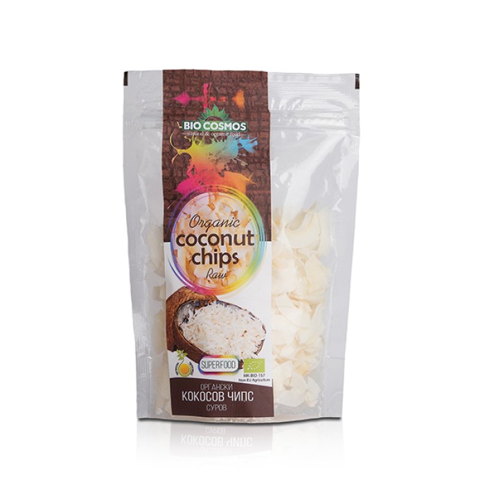 Organic coconut chips 70g.