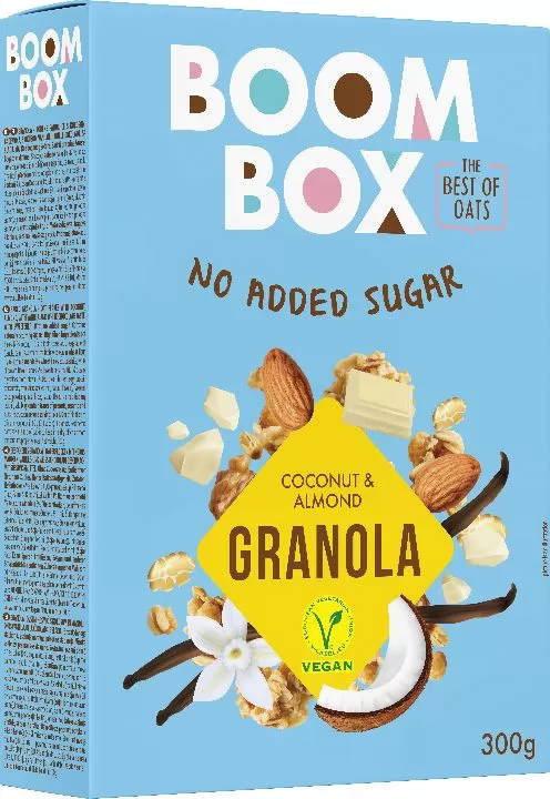 Boom boх granola 300g. white chocolate vanilla