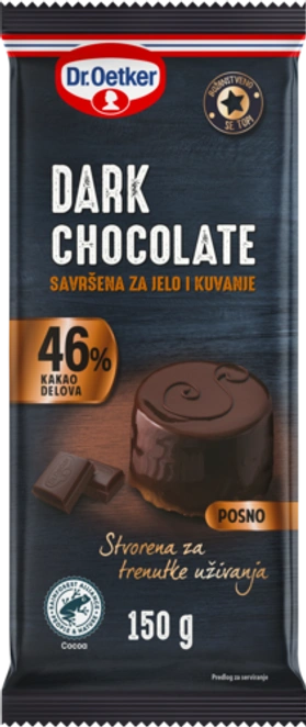  Çokollatë e zezë Dr. Oetker 150g.