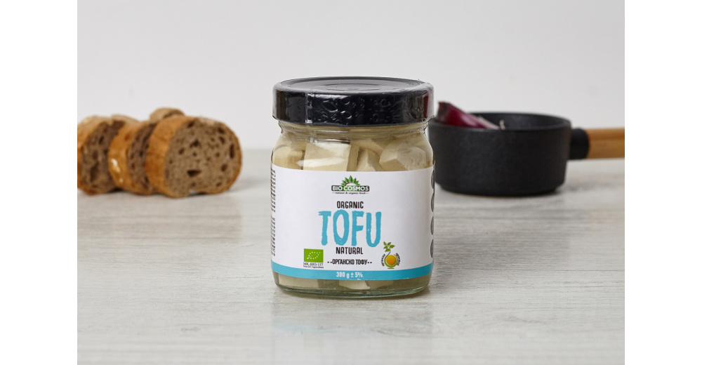 Tofu, kavanoz organik 300g.