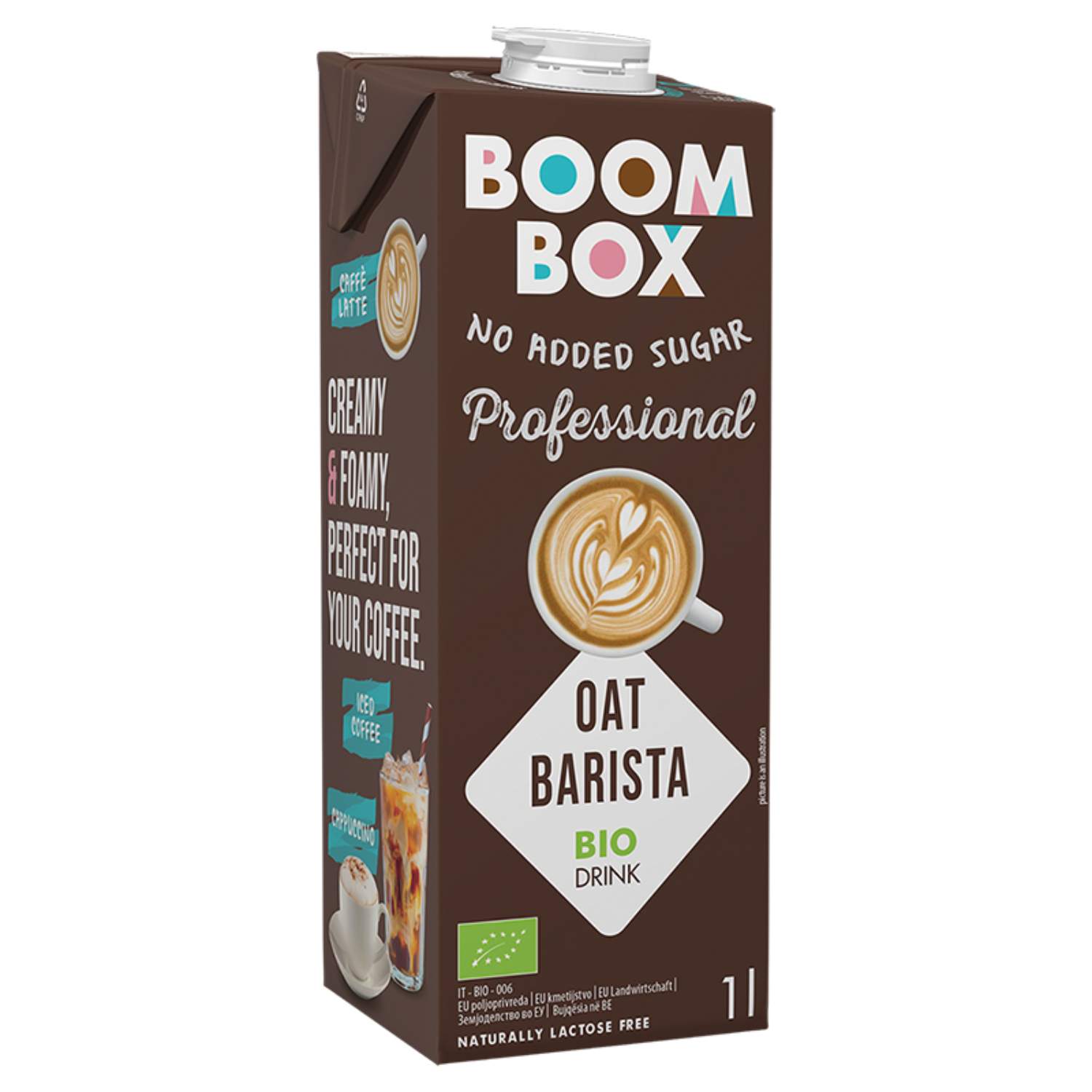 Boom box овесен напиток бариста 1л
